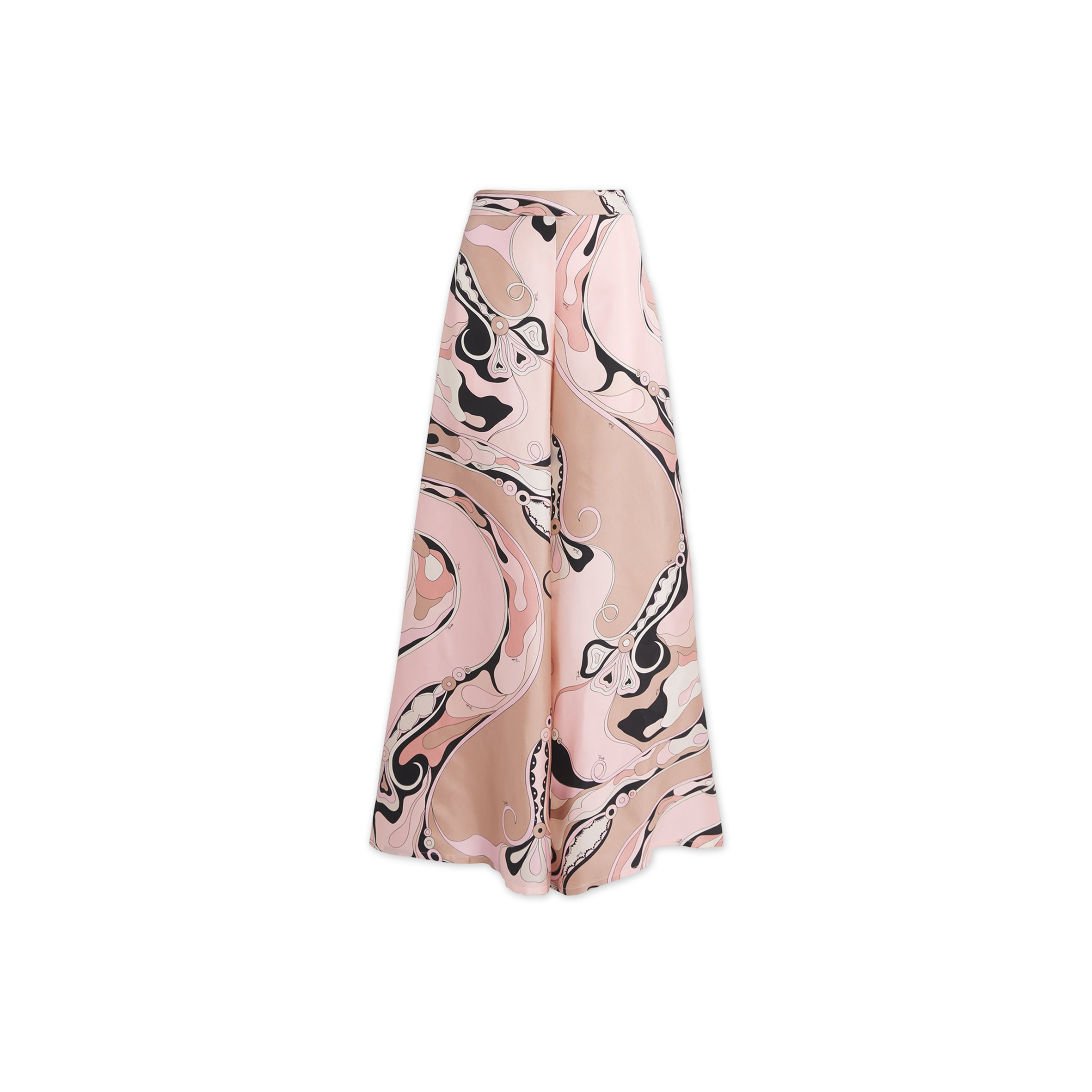 PUCCI SILK TWILL ORCHIDEE PRINT TROUSERS 5HRT025H731023